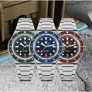 San Martin 41mm Men Diving <b>Watch</b> Integrated Case NH35 Automatic <b>Mechanical</b> <b>Watch</b> Original Design 200m Waterproof Sapphire SN0146 - Product Image 6