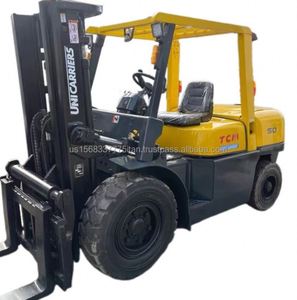 Chariot élévateur diesel d'occasion japonais TCM 50 5 tonnes 3 mètres à prix avantageux - Product Image 1