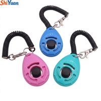 SHIYUAN Clicker d'entraînement jetable et durable pour chiens et chats avec sangle élastique pour poignet, en ABS, portable, pour l'éducation du comportement des animaux de compagnie, ODM/OEM