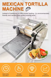 Máquina para hacer tortillas Harina de esquema al por mayor, máquina para hacer tortillas, uso doméstico manual, máquina comercial automática para hacer tortillas - Product Image 6