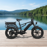 Vélo de montagne électrique à suspension intégrale avec écran LCD haute vitesse 2000w et pneus larges