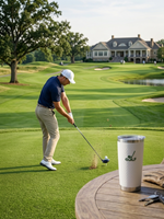 Gobelet isotherme personnalisé avec logo, 20 oz, en acier inoxydable 304, à double paroi antidérapante, pour café, idéal comme cadeau de golf