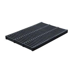 Polymer Drainage Grate Resin Plastic Sewer Drain Cover Drainage Rectangular Manhole Cover Drainage Garage Grille
