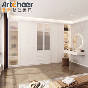 Armario antiguo simple para dormitorio, madera sólida de roble y tablero hdf, juegos de muebles de dormitorio, 2023 - Product Image 2