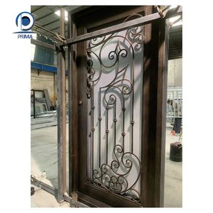 Puerta <span class=keywords><strong>de</strong></span> Garaje <span class=keywords><strong>de</strong></span> <span class=keywords><strong>Hierro</strong></span> Forjado <span class=keywords><strong>de</strong></span> Fábrica Foshan, Puertas Corredizas <span class=keywords><strong>de</strong></span> <span class=keywords><strong>Hierro</strong></span> Forjado Prima Housing - Product Image 2