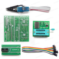 Programmer RT809F Semua Adaptor SOP8 IC Clip Motherboard LCD Reader +PEB-1 +EDID +ISP-DuPont-Heade