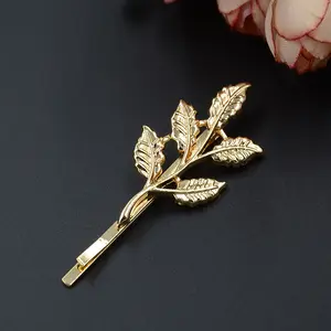 Bride Hair Accessories Hair Pins Clip Vintage Gold Leaf Bridesmaid Wedding Customised Headpiece