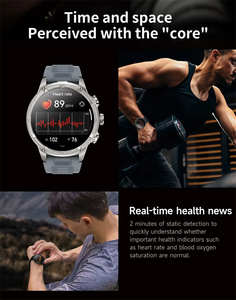 Lampe de poche V99 <span class=keywords><strong>montre</strong></span> intelligente pour hommes Bracelets en <span class=keywords><strong>acier</strong></span> inoxydable Grand écran Bluetooth Informations sur les appels Push Outdoor Smartwatch - Product Image 4