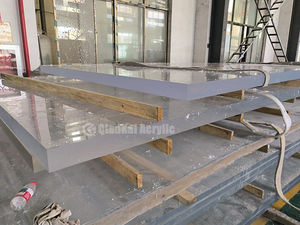 บ่อปลาโคอิทรงครึ่งวงกลมอะคริลิกใส ออกแบบตามสั่งจากโรงงาน บ่อปลาทรงแผงกลางแจ้งทันสมัยหรูหรา - Product Image 4