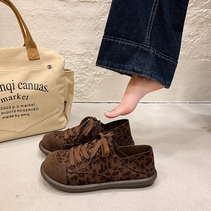 Zapatos Casuales con Estampado <span class=keywords><strong>de</strong></span> Leopardo Vintage para Mujer, Zapatillas Bajas con Cordones, Suela <span class=keywords><strong>de</strong></span> Goma Antideslizante, Calzado Estilo Urbano - Product Image 2