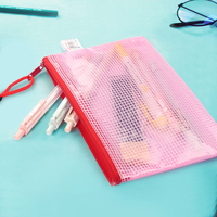 Sac de classement étanche en PVC Pochette à fermeture éclair pour documents en tailles A3 A4 A5 A6 Similaire à un dossier pour documents format lettre