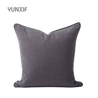 À la mode Simple flocon de neige velours décoratif taie d'oreiller doux pour la peau confortable pour la maison voiture décoration Portable antistatique