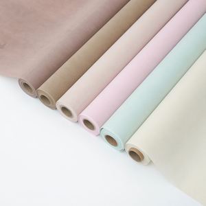 Nouveau papier d'emballage en velours de cygne personnalisable, papier artisanal épais en rouleau pour l'emballage des fleuristes - Product Image 1