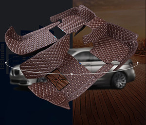 5D Leder maßge schneiderte Luxus-Auto Fußmatten für Kia/Toyota/<span class=keywords><strong>Honda</strong></span>/BMW <span class=keywords><strong>Anti</strong></span>-Rutsch-Schutz Auto Fußmatten - Product Image 2