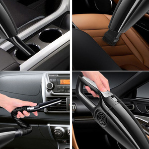 Aspirateur de voiture portatif ABS à piles avec chargeur allume-cigare, design compact pour souffleur de voiture - Product Image 2