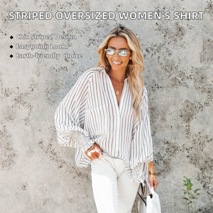 Camisas Casuales de Primavera para Mujer, Corte Clásico Regular, Mangas Largas Tipo Linterna, Cuello con Botones, Tela Ecológica y Transpirable - Product Image 2