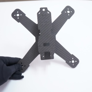 3K sợi carbon UAV bộ phận <span class=keywords><strong>3</strong></span> inch Quadcopter bay không người lái với máy ảnh điều khiển từ xa máy bay - Product Image 5