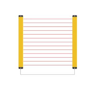 Sensor de haz infrarrojo ESPE aleación de aluminio IP65 Sensor de cortina de luz de seguridad fotoeléctrica - Product Image 1