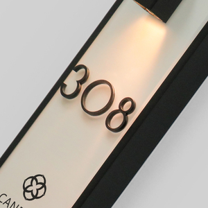 ป้ายประตูแบบกำหนดเอง ป้ายประตูโรงแรม ป้ายเรืองแสง ป้ายเลขห้อง ป้ายเลขห้องพักโรงแรม ป้ายเลขบ้านสแตนเลส - Product Image 5