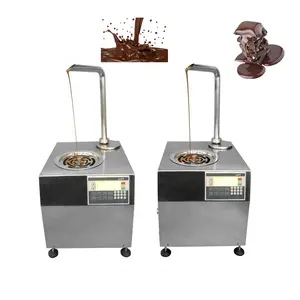 Gran oferta de China, máquina de fusión de Chocolate de mesa de 5,5 l, pequeño dispensador de Chocolate a la venta