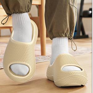 Chanclas de Moda con Diseño de Dibujos Animados, Acolchadas, Antiolor, Punta Abierta, PVC, Pantuflas de Interior con Suela de Goma, para Todas las Temporadas - Product Image 5