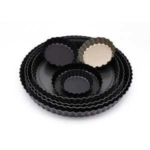 Plaque <span class=keywords><strong>à</strong></span> Pizza en acier au carbone Offre Spéciale, fonte d'aluminium, <span class=keywords><strong>fond</strong></span> rond <span class=keywords><strong>amovible</strong></span> de 30cm, plateau <span class=keywords><strong>à</strong></span> Pizza - Product Image 5