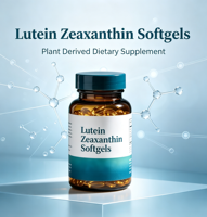 Gummies à la lutéine et à la zéaxanthine, complément alimentaire d'origine végétale, étiquette privée OEM