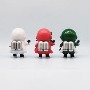 5 pièces/ensemble Crayon Shin-chan Cos Space Defense Force Uniform PVC Anime Figure pour Catcher Egg Box Gashapon Game Machine Prize Toy - Product Image 5