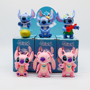 Hot Stitch 动漫娃娃 PVC 卡通玩具可动人偶盲盒桌面摆件和汽车装饰品抓娃娃机礼品批发 Ringdom - Product Image 5