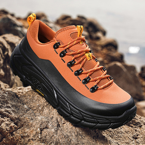 Zapatos de Senderismo Negros para Hombre de Alta Calidad, Tendencia 2025, Antideslizantes, Impermeables, con Malla Exterior, Zapatos de Escalada de Marca Reconocida - Product Image 5