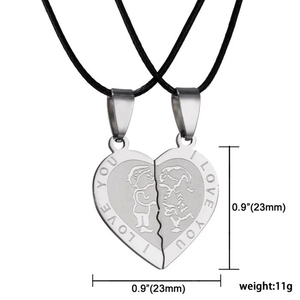 <span class=keywords><strong>Uomo</strong></span> Donna Coppia <span class=keywords><strong>Collana</strong></span> di I Love You Cuore amoroso in acciaio inox Collane Del Pendente <span class=keywords><strong>collana</strong></span> Dei Monili di regalo di Giorno di <span class=keywords><strong>san</strong></span> <span class=keywords><strong>valentino</strong></span> - Product Image 5