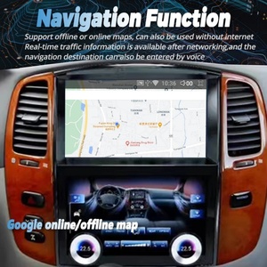 Android 13 DSP Car Radio Multimedia Video Player for Land Cruiser 100/Lexus LX470 2002-2007 with CarPlay <b>GPS</b> <b>Navigation</b> - Product Image 5