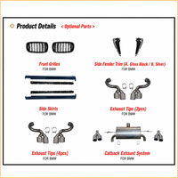 Prix d'usine - Kit de carrosserie pour BMW X5 2014-2018 - Mise à niveau X5M Sport Style - Pare-chocs avant et arrière - Kit de conversion