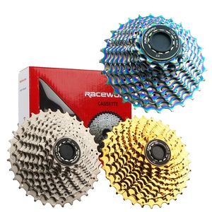 <span class=keywords><strong>Cassette</strong></span> de vélo de <span class=keywords><strong>route</strong></span> RACEWORK <span class=keywords><strong>11</strong></span> vitesses <span class=keywords><strong>11</strong></span>-28/32/<span class=keywords><strong>34</strong></span>/T avec couleurs argentées, dorées et colorées - Product Image 1