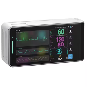 N6 पशु महत्वपूर्ण संकेत वास्तविक समय के ईग स्पॉ2 श्वसन और आंतरिक तापमान आपातकालीन टचस्क्रीन चिकित्सा मॉनिटर - Product Image 2