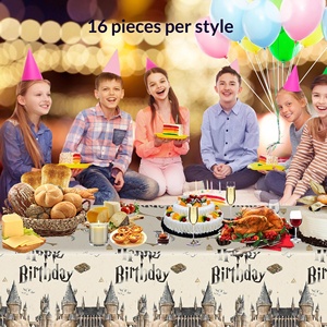 Vaisselle jetable en carton pour fête d'<span class=keywords><strong>anniversaire</strong></span> d'enfants, <span class=keywords><strong>thème</strong></span> magique sorcier, qualité alimentaire, modèle 9755 - Product Image 2