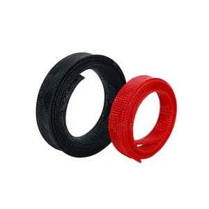 Polyester Pet Flexible Expandable Braided Mesh Tube Cable Sleeving