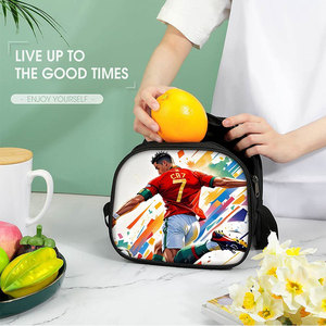 3 sac à dos zippé de grande capacité avec motif Football Star <span class=keywords><strong>CR7</strong></span> Garçons Filles Alléger le fardeau Fermeture à glissière Pratique pour les enfants - Product Image 4