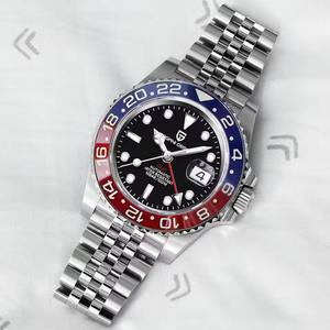 PAGANI DESIGN 1662 Men's Mechanical Watches Rubber Strap Rotating Bezel 100 Waterproof Sports Wristwatch Mens Business <b>Clock</b> - Product Image 4