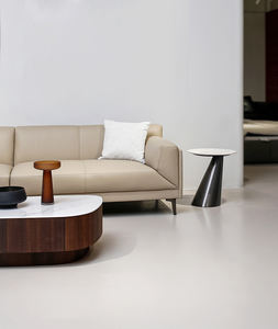 أريكة حديثة عالية الجودة مخصصة من الجلد الصناعي أريكة فندق - Product Image 6