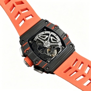 Montre mécanique de sport de luxe RM11-03 avec réserve de marche, boîtier en acier inoxydable et fibre de carbone, bracelet en caoutchouc - Vente en gros usine - Product Image 4