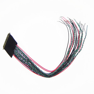 Kabel Koaksial Mikro LVDS 40Pin 0.5mm 20455 Anti-Gangguan Twisted Pair dengan Ujung Terbuka untuk Layar LCD Sentuh Industri Tertanam - Product Image 3