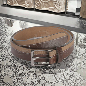 Ceinture automatique en cuir véritable pour homme et femme, boucle en acier décontractée à double anneau, 31 mm, logo personnalisé en usine - Product Image 3