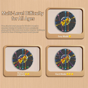 Juego de Mesa Educativo de Tamaño Mini para Viajes, para Niños y Adultos, Juego de Desenredar Cuerdas, Ideal para Fiestas Familiares - Product Image 4