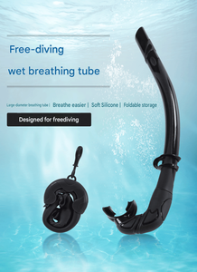 ท่อหายใจซิลิโคนแบบยาวสำหรับดำน้ำแบบฟรีไดฟ์วิ่ง พับเก็บได้ ขายส่ง - Product Image 5