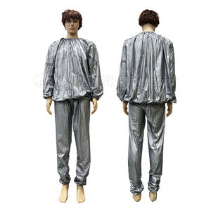 Combinaison <span class=keywords><strong>de</strong></span> sauna <span class=keywords><strong>Amazon</strong></span> Rain Jacket pour le fitness, le sport, en PVC plastique, pour usage domestique, combinaison <span class=keywords><strong>de</strong></span> transpiration pour hommes pour la perte <span class=keywords><strong>de</strong></span> poids - Product Image 3