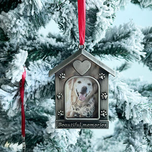 애완 동물 개 고양이 기억 그림 장식 양각 애완 동물 집 모양의 아름다운 추억 사진 프레임 장식 - Product Image 3