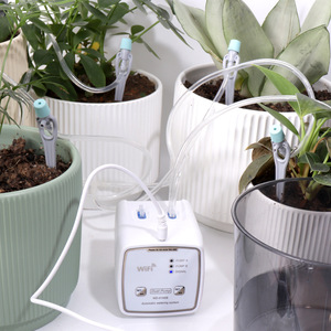 Dispositivo de riego automático inteligente con doble bomba y control remoto por wifi para plantas en maceta y jardinería en balcones - Product Image 2