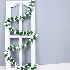 Flores Artificiales Coloridas, Guirnalda de Rosas de Seda para Decorar Fiestas, Hogar y Patio - Product Image 3