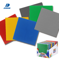 Jouet STEAM, plaque de base pour blocs de construction 16x16, lot en vrac de 48 pièces/PDQ, compatible avec les principales marques pour des projets de construction créatifs